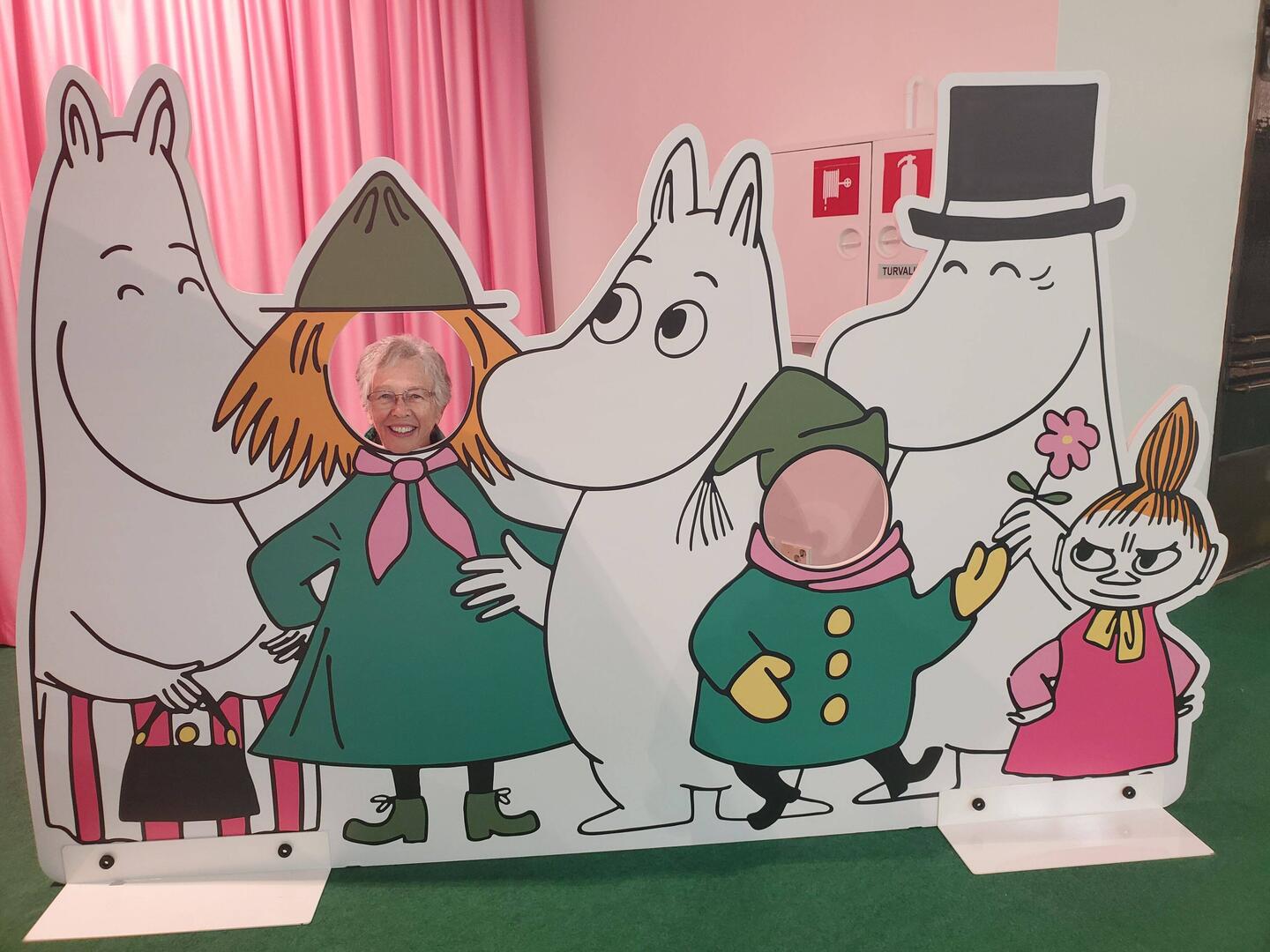 Marcia and the Moomins