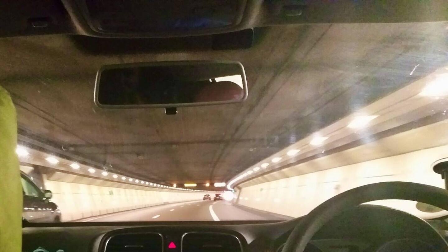 A86 Duplex tunnel - there's 10km or 6.2 miles of this!