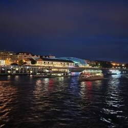 Bluelit building:  Bálna (whale) shopping mall