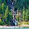 Myra Falls, viewed from Buttle Lake