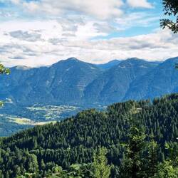 Heute nun die Talsicht ins Gailtal!😉