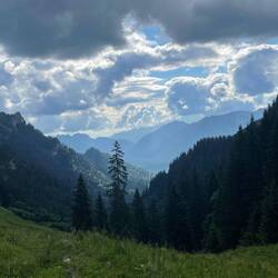 Blick vom Kenzensattel
