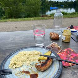 Am See essen ist immer fas was uns gefällt