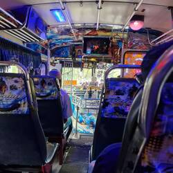 Buses are nuts, loud, very hot and real hit and miss cost wise so far.