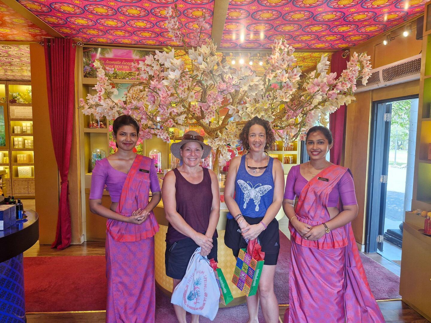 Very cool shop, so colorful. I got some anti aging serum , so you might not recognize me 😂