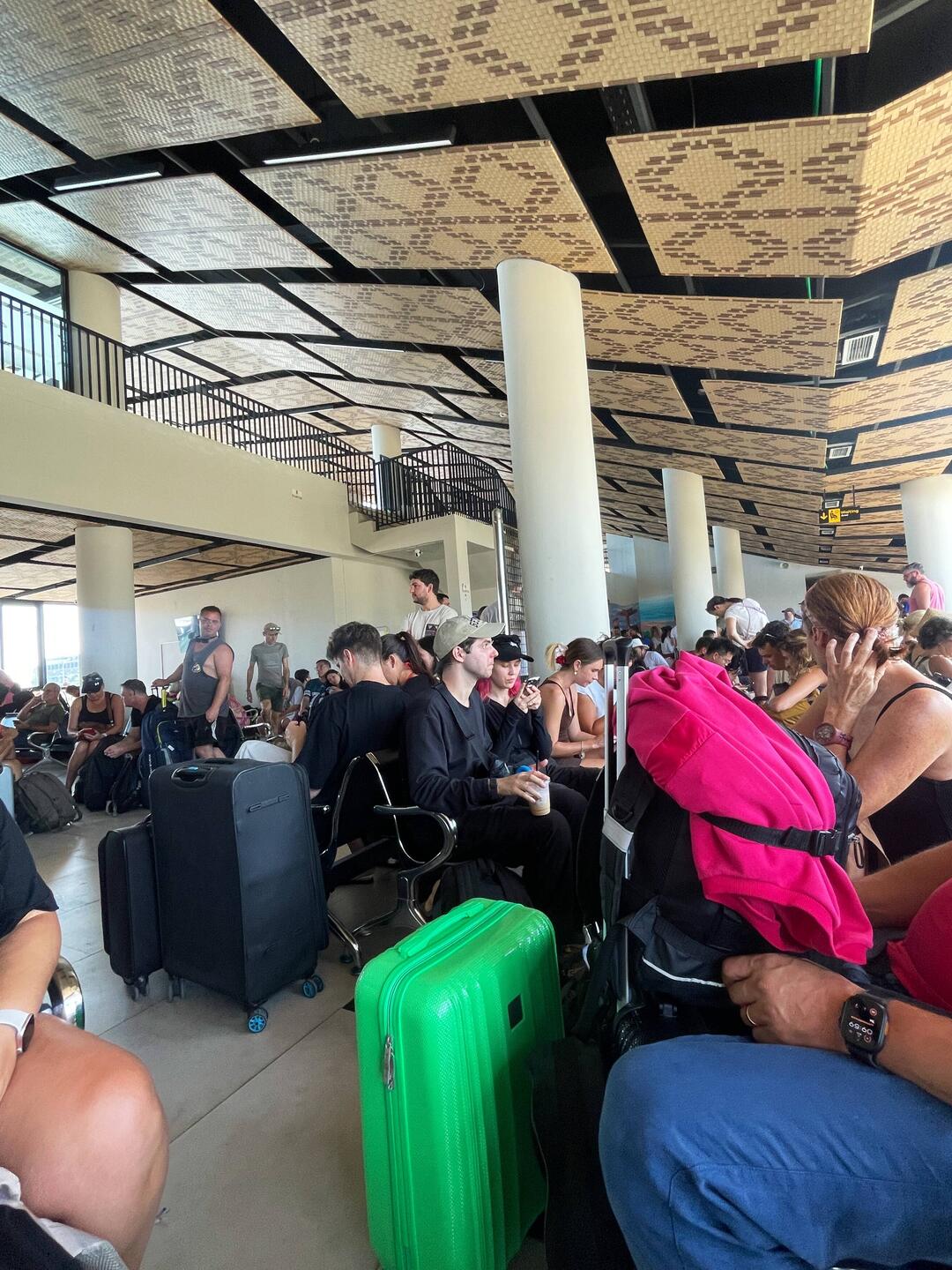 Very crowded waiting room