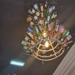 Interesting themed chandelier 🫣