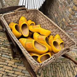 Wooden Shoes are still worn by the millers