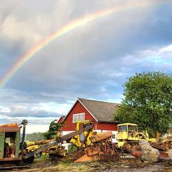 Zum Abend noch den schönen Regenbogen
