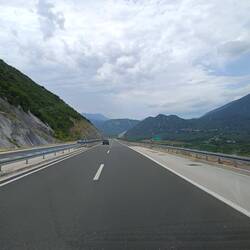 Autobahn bei Split