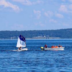 Mitten auf dem Meer - Segelausbildung der Kinder