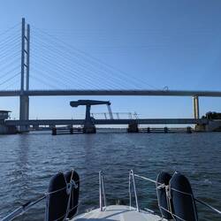 Einfahrt in die Hansestadt