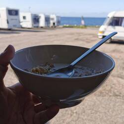 Müsli und Meer - so begann der Tag