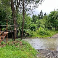 abenteuerliche Brücke - gut das sie da ist!