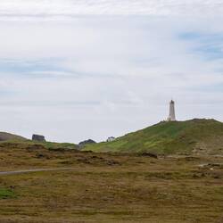 Und direkt gegenüber, der Leuchtturm Reykjanesviti