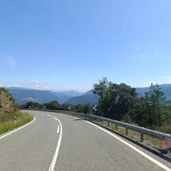 Und ein paar Kurven hatten wir natürlich auch wieder 😄