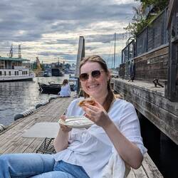 Nadja mit einem Artgenossen