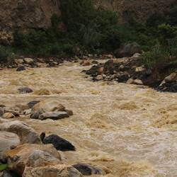 der kleine Fuss hat sich durch den Starkregen in den letzten Tagen verzehnfacht
