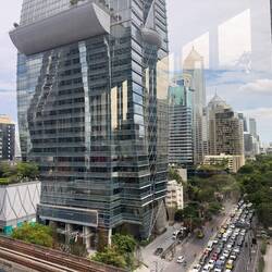 My view of Sukhumvit from our coffee spot at Central Embassy.