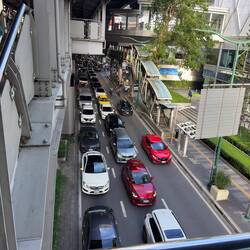 My view of Sukhumvit en route to Central Embassy.
