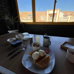 frühstück mit aussicht