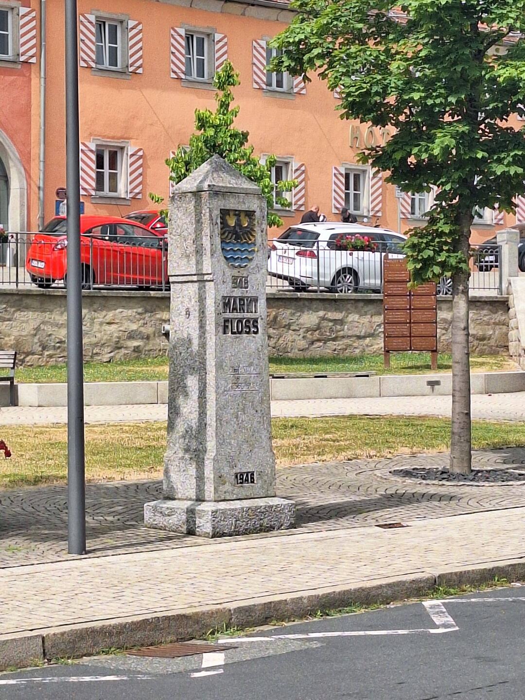 Blick von der Bushaltestelle