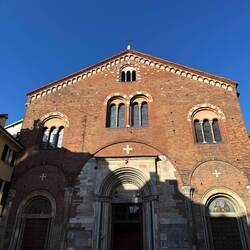 A church built in the fourth century atop a pagan cemetery.