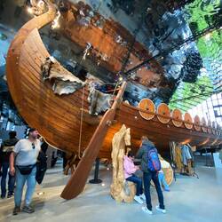 Im Museum des Wikingerzentrums Sagastad