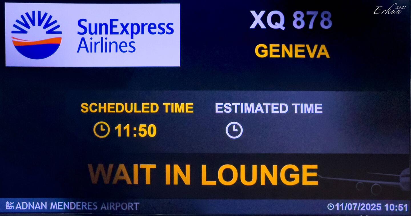 Looks like we are set for an on time departure.
