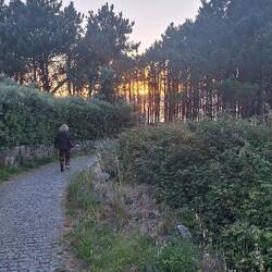 A 10 min walk over to the 'other' beach to watch the sun set