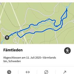 Auf dem südl. Rückweg teils für Folgetermin zeitl. abgekürzt über Waldstraße