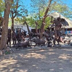 Have no idea who buys huge sculptures as a souvenir??