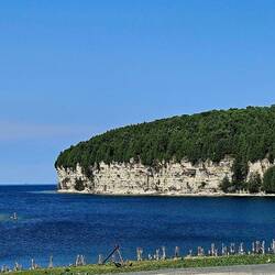 Limestone bluffs at Fayette SP