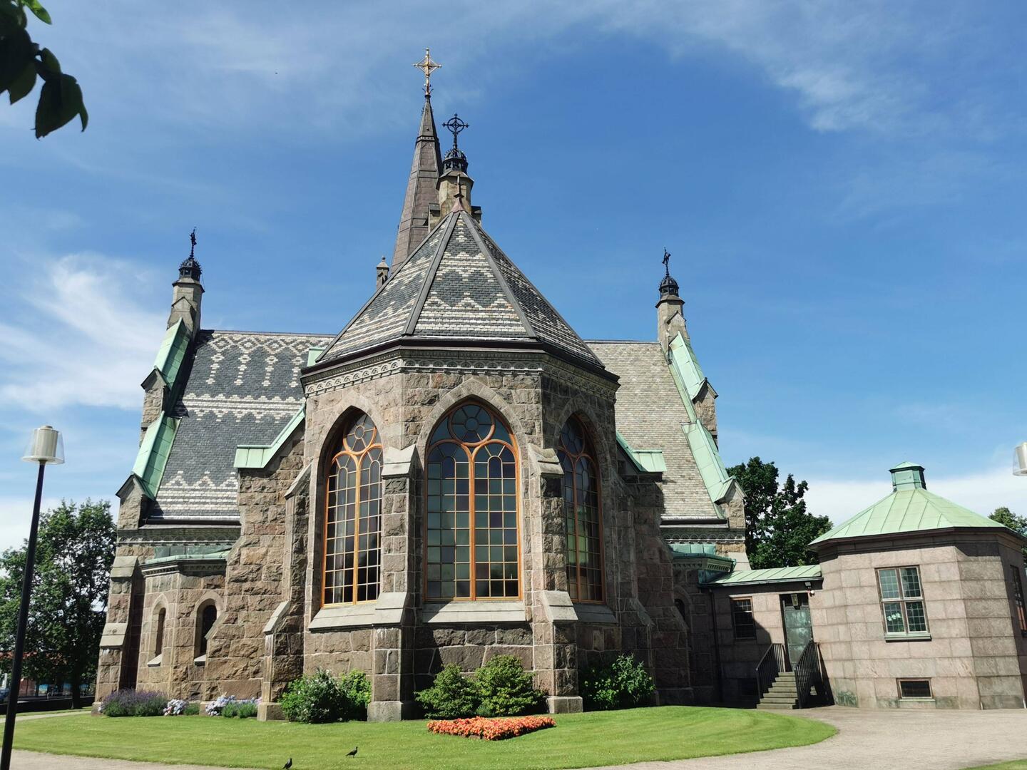 Kirche in Falkenberg (Neugotik sagt der Reiseführer)