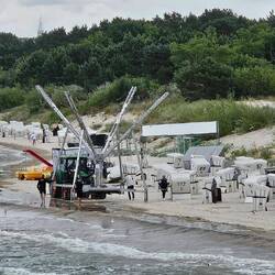 STRANDKÖRBE müssen verschoben werden