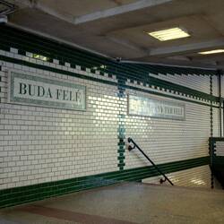 hist. Haltestelle der S-Bahn an der Margeretenbrücke