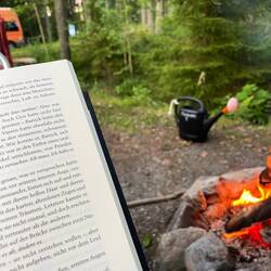 Lesen am Lagerfeuer 🔥 😍