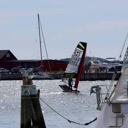 Waszp, ein neuartiges australisches Hydrofoilboot. Sehr nass, sehr sportlich und sehr schnell.