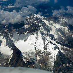 So many receding glaciers in the Alps.