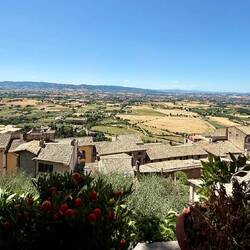 The view from lunch (Le Terrazze di Properzio)