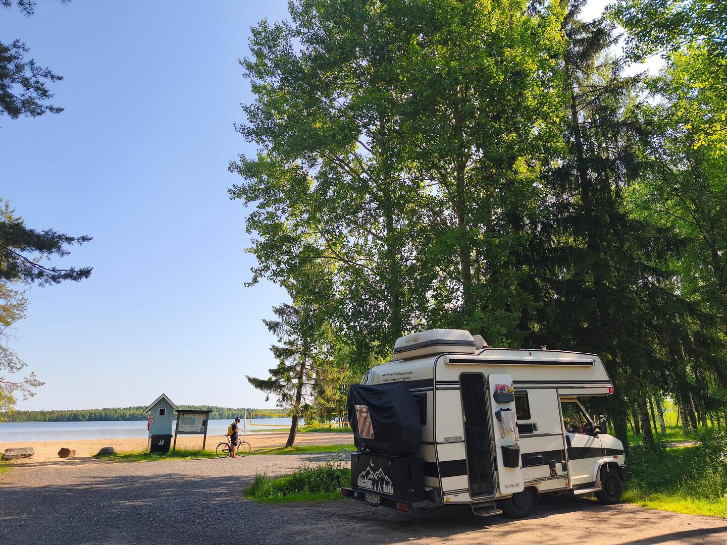 Schlafplatz am See