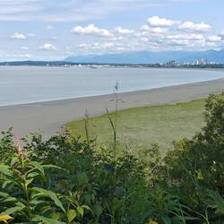 Blick über den Knick Fjord