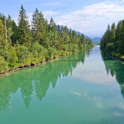 Die Loisach hat Wasser