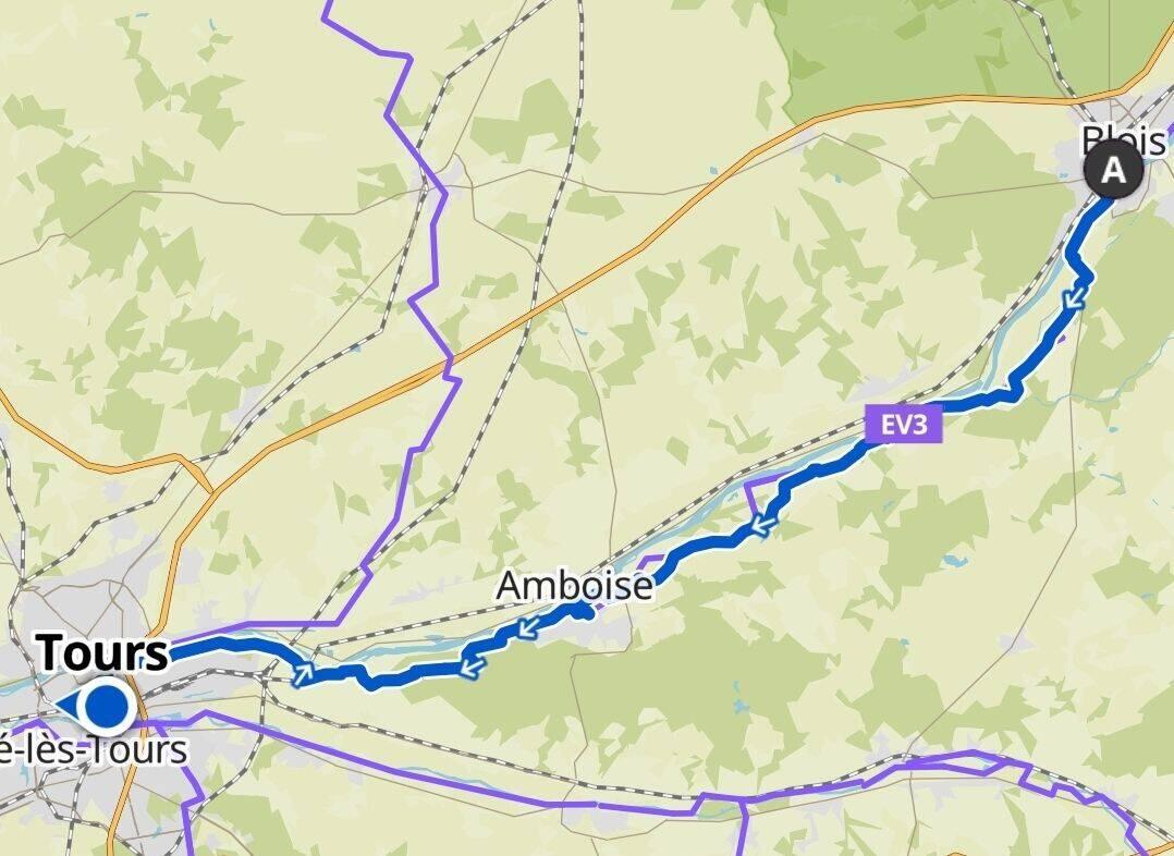 Die Strecke des Tages 🚴‍♂️