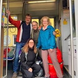 Unsere Reisegruppe: mit Doreen und Jörg geht's ans Ende der Welt (jedenfalls gefühlt)