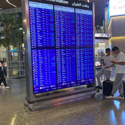 Hier stehen die Nachtflüge drauf...aber unser ist noch nicht mal dabei!