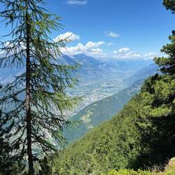 Vue sur Martigny
