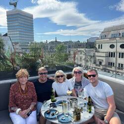Drinks with Horatio and Sue Jelley