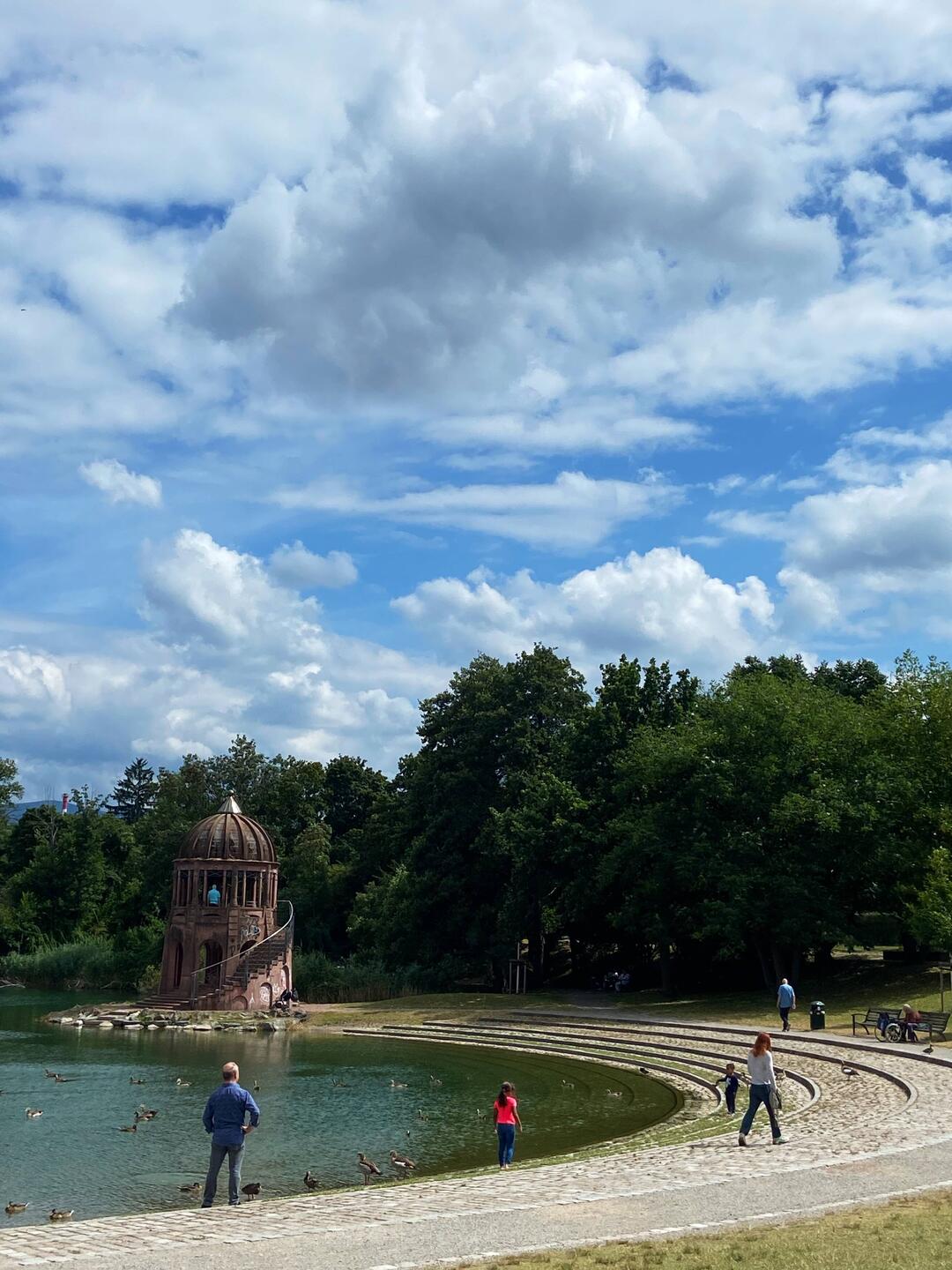 Aussicht gegenüber.