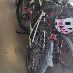 Fahrrad im Zug Nantes-Redon